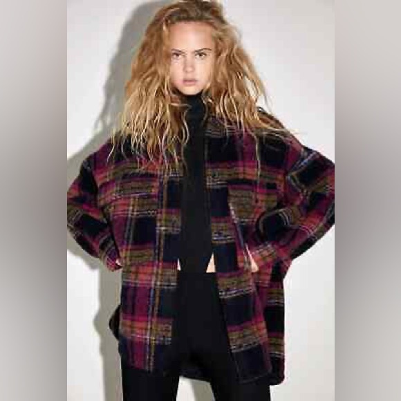 NWT ZARA Trf oversized shacket. - Picture 1 of 7